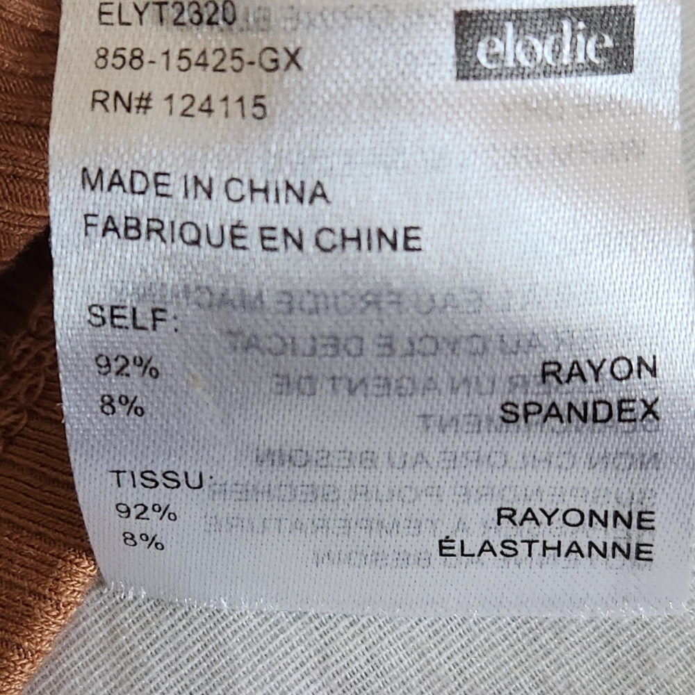 Elodie Ribbed Cut-Out Color Clay Size M - Picture 6 of 10